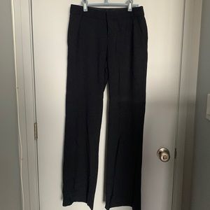 **Banana Republic** black wool trousers
